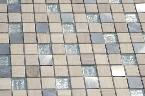 Мозаика LeeDo: Silver Flax 29,8х29,8x0,4 см (чип 23x23x4 мм)