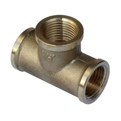 Тройник латунный DN20 м-м-м