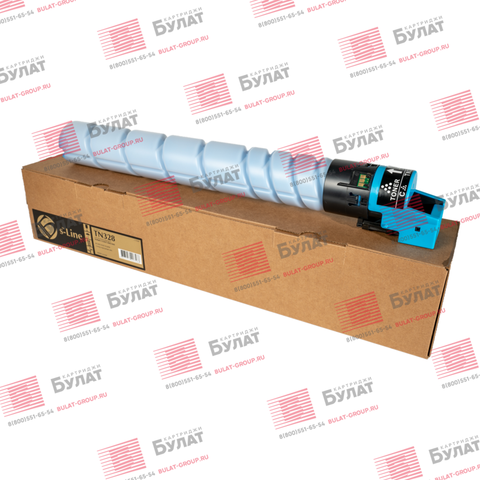 Тонер-картридж БУЛАТ s-Line TN328C для Konica Minolta bizhub C250i (Голубой, 28000 стр.)