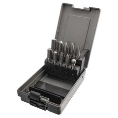 Набор бор-фрез твердосплавных 10шт HM S=6мм H-Tools 116003ROHT