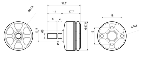 T-Motor F40 KV2300 v2 (2шт)