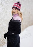 Утепленный женский лыжный костюм Nordski Drive Black-Orchid W