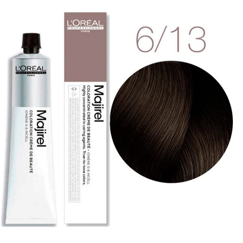 L'Oreal Professionnel Majirel Cool Inforced 6.13 (Темный блондин пепельно-золотистый) - Краска для волос