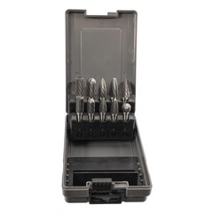 Набор бор-фрез твердосплавных 10шт HM S=6мм H-Tools 116003ROHT