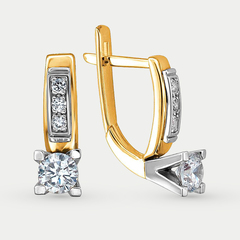 Серьги золотые