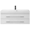 Aquanet 212864 Тумба с раковиной Aquanet Верона 100 белый (подвесная 2 ящика) (212864)