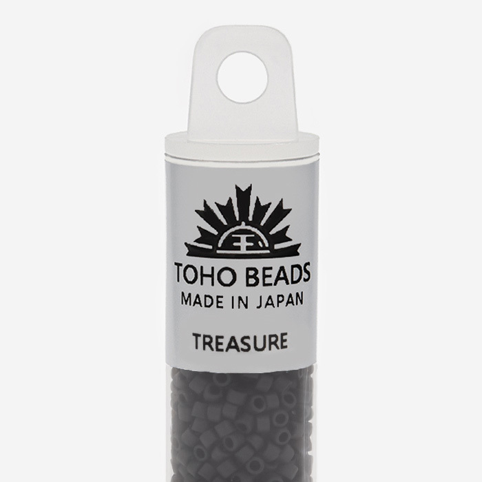 Японский бисер TOHO Treasure (№14F), прозрачный матовый