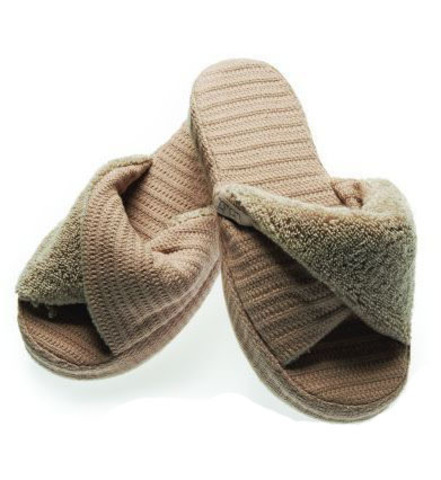 Домашние тапочки Hamam Fula дымчатые