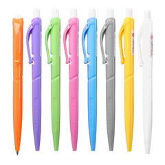 
          Ручка шариковая, масляная, автоматическая, Piano, синие чернила, серия "Swiss", с боковым отжимом, 60 шт