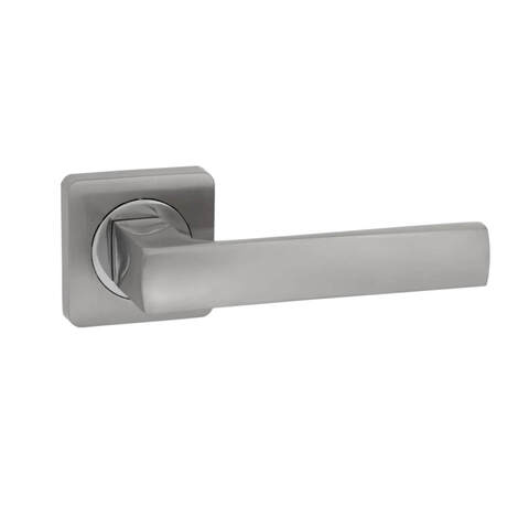 Дверная ручка Vettore R.06.085 SN/CP (Сатин/Хром)