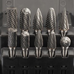 Набор бор-фрез твердосплавных 10шт HM S=6мм H-Tools 116003ROHT