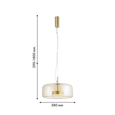 Подвесной светодиодный светильник Favourite Reflex 4235-2P