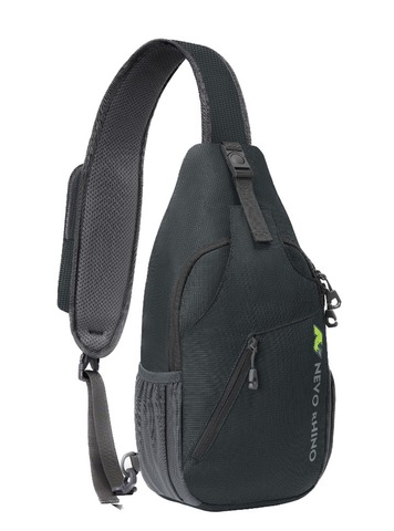 Картинка рюкзак однолямочный Nevo Rhino 8999-1-NW Plaid Grey - 7