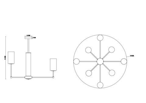 Потолочная люстра Freya Agnes FR5184PL-08BS