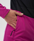 Премиальная куртка для лыж и зимнего бега Nordski Hybrid Pro 2.0 Fuchsia/Black W женская