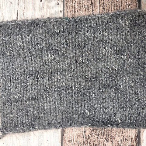 Смотка с кидмохером и хлопком 300 серый