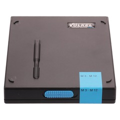 Набор метчиков машинных M3 -M12 HSSE-TiCN DIN371/376 (Винт., C/2-3P, R39) 7пр Volkel 47869