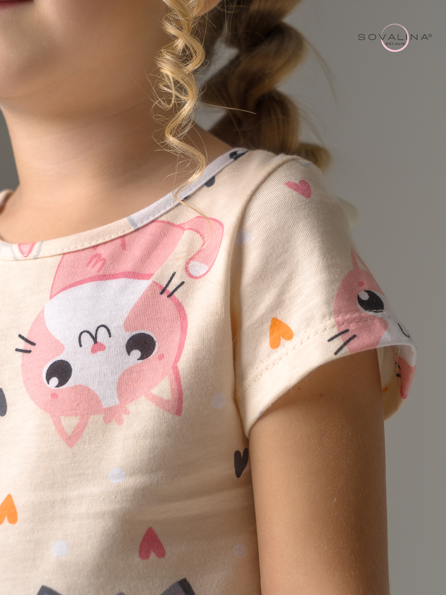 Платье Лето солнечные котики