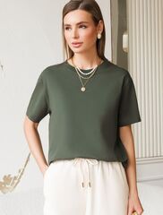 Футболка из премиального хлопка с эластаном  D49.987 (103395)