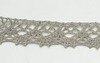 Кружево хлопковое/Тесьма вязаная, ш. 2 см, 20.01.015, св.серый
