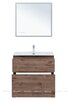 Aquanet 345680 Тумба с раковиной Алвита new 80 (Flat) напольная 2 ящ. цв.дуб веллингтон табак (345680)