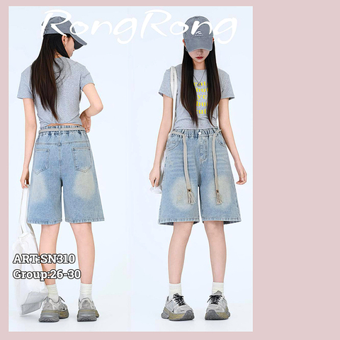 Шорты/Бриджи джинс д (140-170) 260313-R-SN310