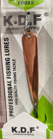 17 Блесна зимняя KDF Bergos 130-8014 4 гр 50 мм цв copper