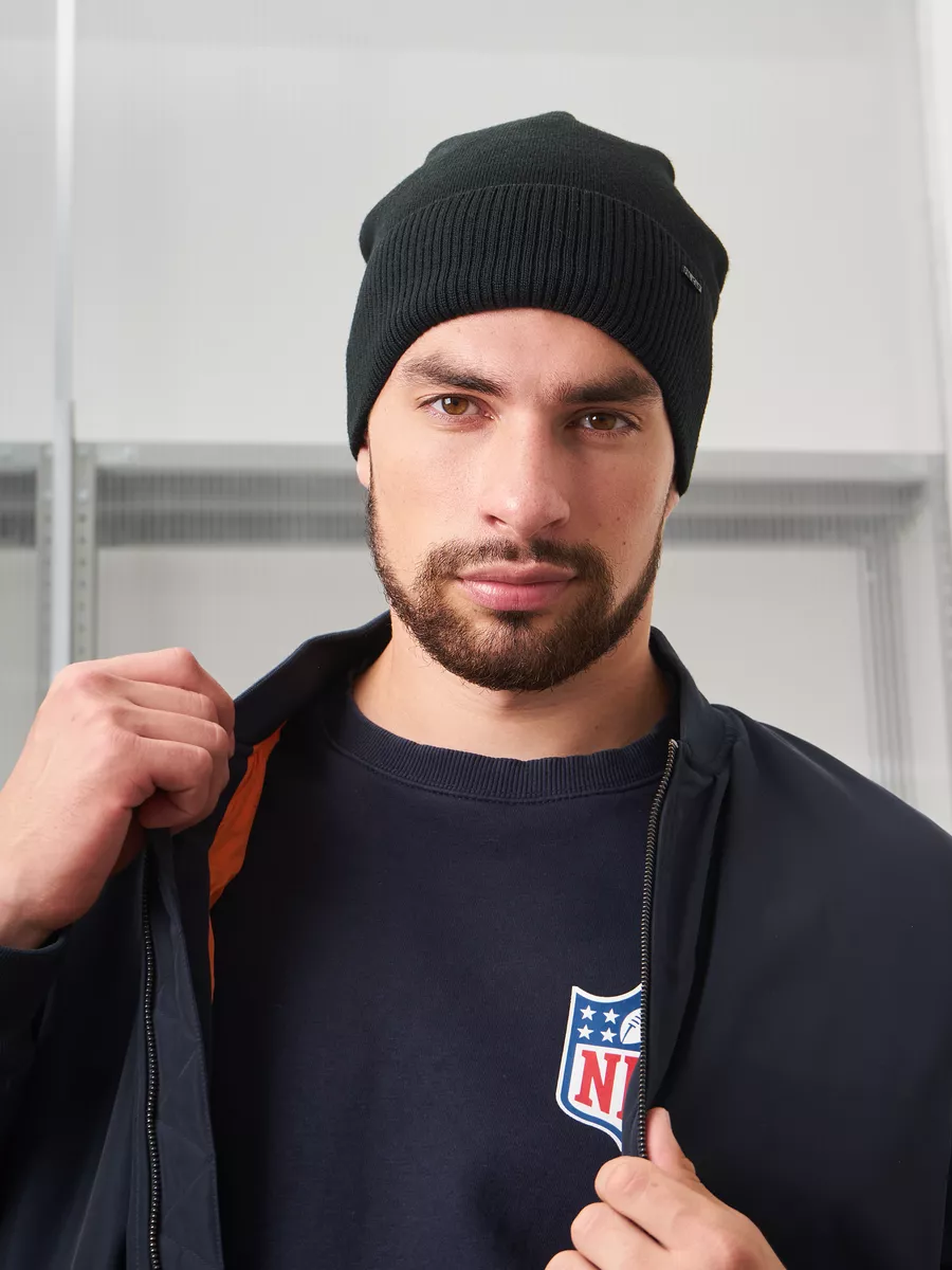 Шапка бини зимняя весенняя с флисом