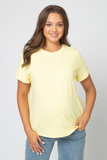 Футболка для беременных 13759 жёлтый