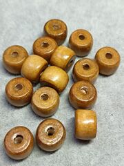 Бусины пришивные дерево, р. 10-16 мм