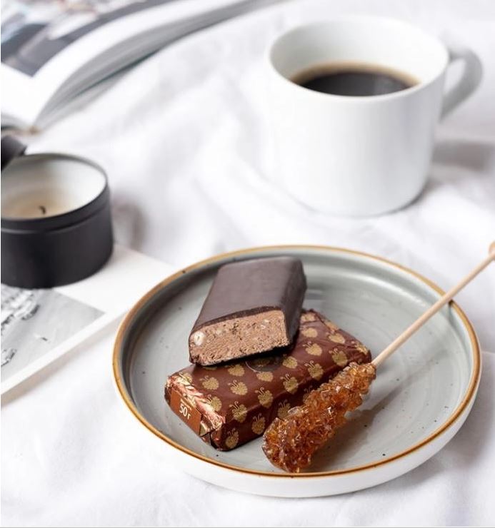 Конфеты Марципан кедровый с шоколадом батончик Сибирский Кер 40 г