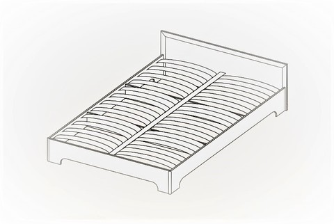 Кровать КР 1,6х2 Вояж