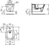 Биде подвесное Ideal Standard Connect Air E026601