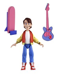 Фигурка NECA Back to the Future Toony Classics: Marty McFly