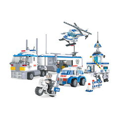 Игровой конструктор Ausini 23001 ПАТРУЛЬ (779 деталей в наборе)