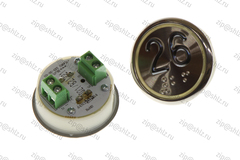 Кнопка (кнопочный модуль) EA2406S-S-R "26 этаж", круглая, красная статическая подсветка, Брайль