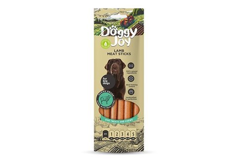 Doggy Joy лакомство для собак крупных пород мясные колбаски из ягненка 45г