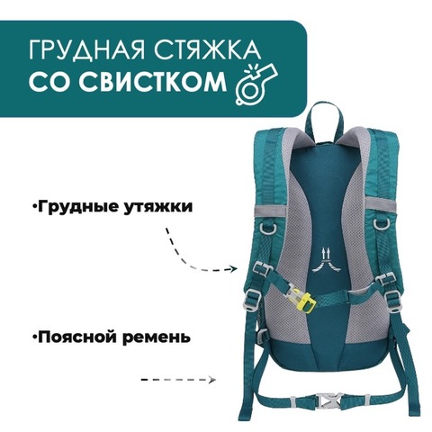 Картинка рюкзак городской Nevo Rhino 5165-NW Lake Blue - 6