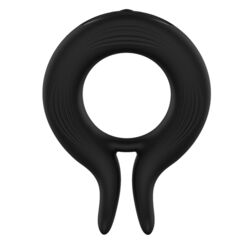 Черное эрекционное кольцо Marry Me Rechargeable Vibrating Cockring - 