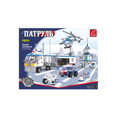 Игровой конструктор Ausini 23001 ПАТРУЛЬ (779 деталей в наборе)