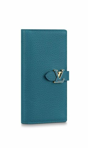 Кошелек Louis Vuitton Lv Vertical бирюзовый