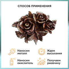 Набор для химического патинирования, Металл Бронза и Зеленый окислитель