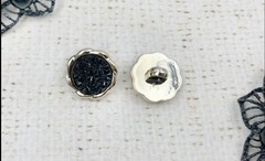 Пуговицы костюмные, d 1,6 см, золото с чёрным