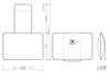 Decor Walther 0952193 Decor Walther Loft NKH Подушка для ванной 32x21см, с противовесом, нейлон, цвет: тростниковый серый