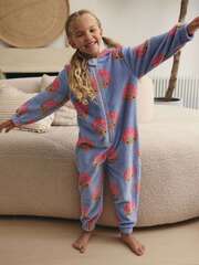 Комбинезон флисовый для девочки Next 974-483, Голубой