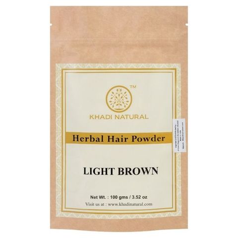 Хна для волос светло-коричневая Khadi Natural, 100 гр (срок годности до 10.2023)