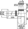 Сифон для раковины Veragio Sbortis VR.SBR-8111.BR