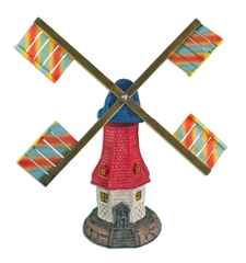 яяФигурка Мельница маленькая 3-х этажная (полистоун)