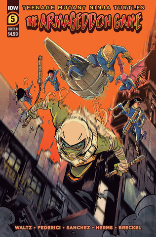 Teenage Mutant Ninja Turtles Armageddon Game #5 (Cover B)