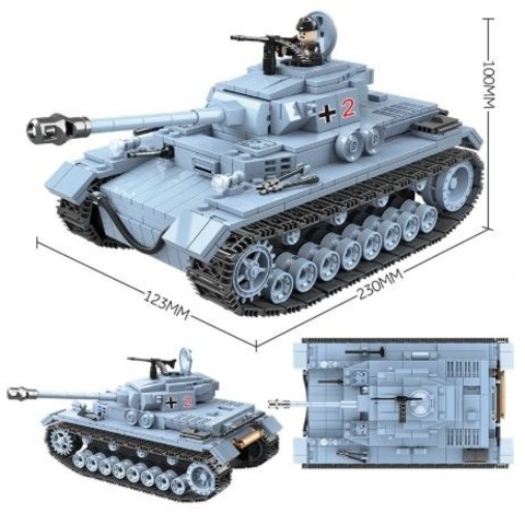 Конструктор серия Армия Танк Панцеркампфваген